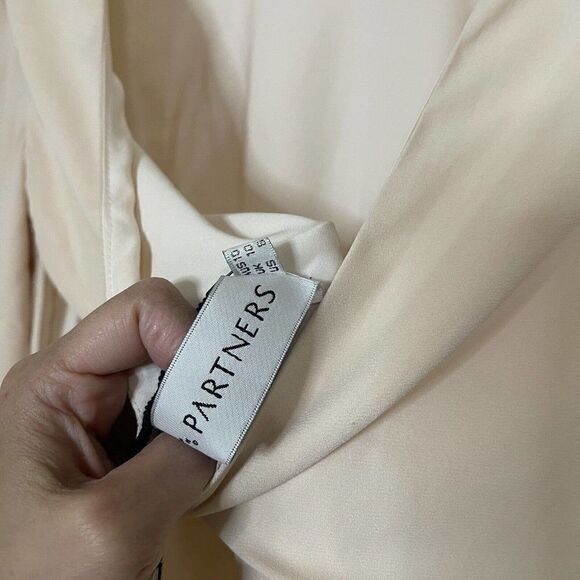 NEW! Fame X Partners Peach bell sleeve maxi dress size US 8 -Flawed- - Picture 8 of 13